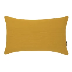 EMINZA Housse de coussin rectangulaire coton tissé (30 x 50 cm) Léa Jaune safran Outlet
