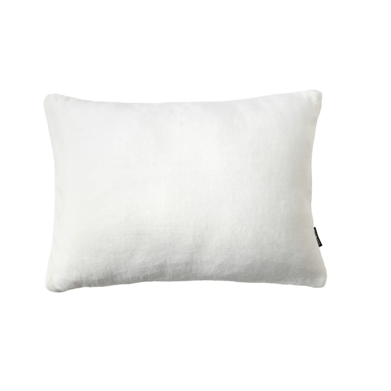 EMINZA Housse de coussin rectangulaire flanelle (40 x 60 cm) Didou Ivoire