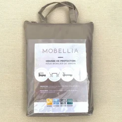 MOBELLIA Housse de protection Imperméable pour Salon de jardin (175 x 175 cm) Gris Online