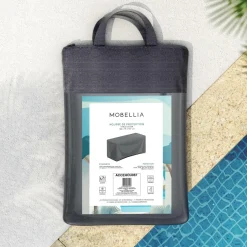MOBELLIA Housse de protection imperméable pour Table haute (162 x 78 cm) Murano Gris Anthracite Hot