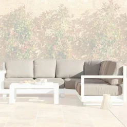 MOBELLIA Housses de coussin de remplacement pour salon de jardin d'angle Elba Taupe Online