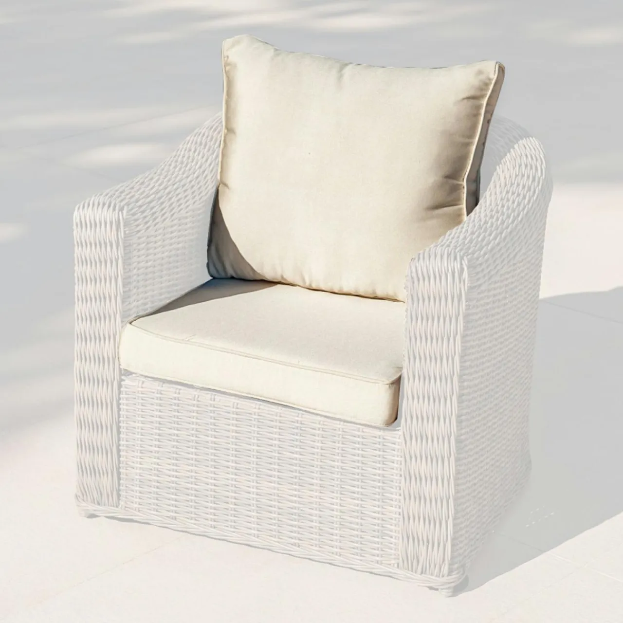 MOBELLIA Housses de coussin de remplacement pour Fauteuil Calvi Beige Online