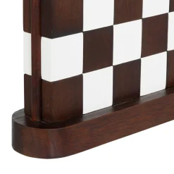 Atmosphera, cru017dateur d'intu017drieur Jeu Damier Bois (27 x 28 cm) Twist Marron Online