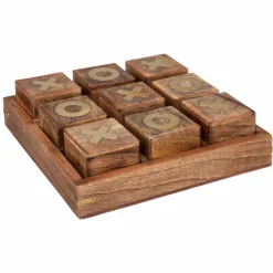 ATMOSPHERA Jeu de Morpion en Bois Hot