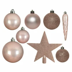 KAEMINGK Kit de décoration de sapin de Noël Novae Rose poudré Outlet