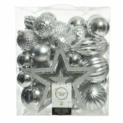 KAEMINGK Kit de décoration de sapin de Noël Mély Argent Online