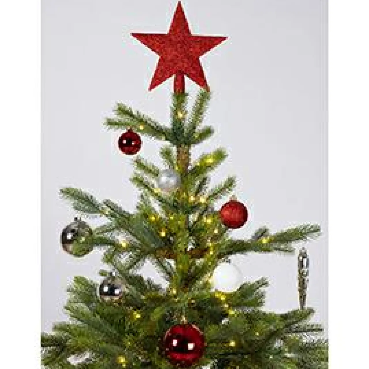 KAEMINGK Kit de décoration de sapin de Noël Novae multi Blanc / Rouge New