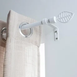 LUANCE Kit de tringle extensible (L120 - L210 cm / D16 mm) Sevigne mat Blanc Hot
