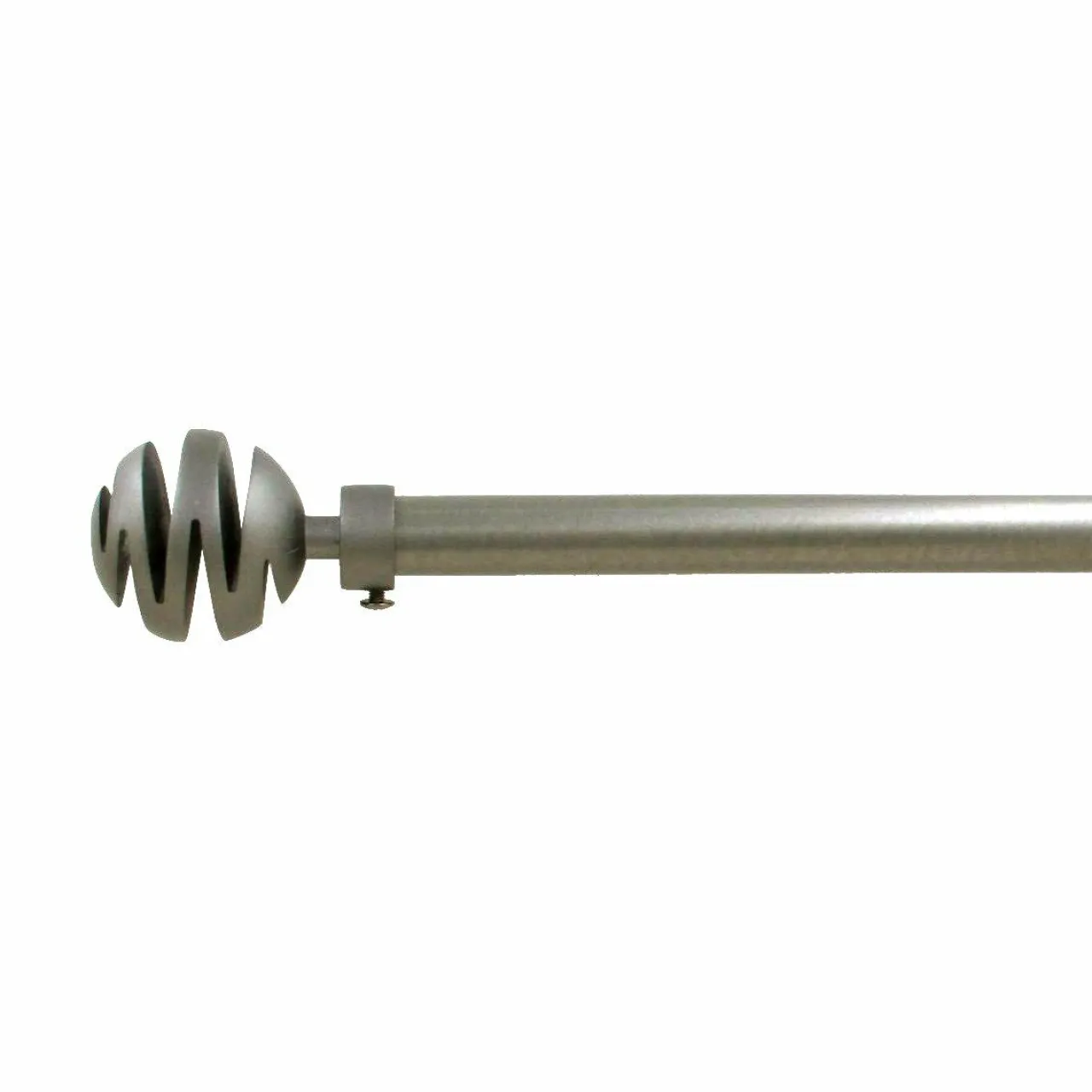 LUANCE Kit de tringle extensible (L120 - L210 cm / D19 mm) Villalouise Gris
