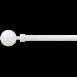 LUANCE Kit de tringle extensible (L120 - L210 cm / D19 mm) Basic et or Blanc