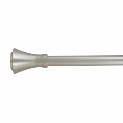 LUANCE Kit de tringle extensible (L120 - L210 cm / D19 mm) Brasserie Argent Outlet