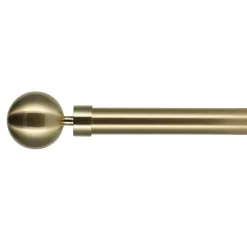 LUANCE Kit de tringle rideau extensible (L210 - L380 cm / D28 mm) Hera Or Hot