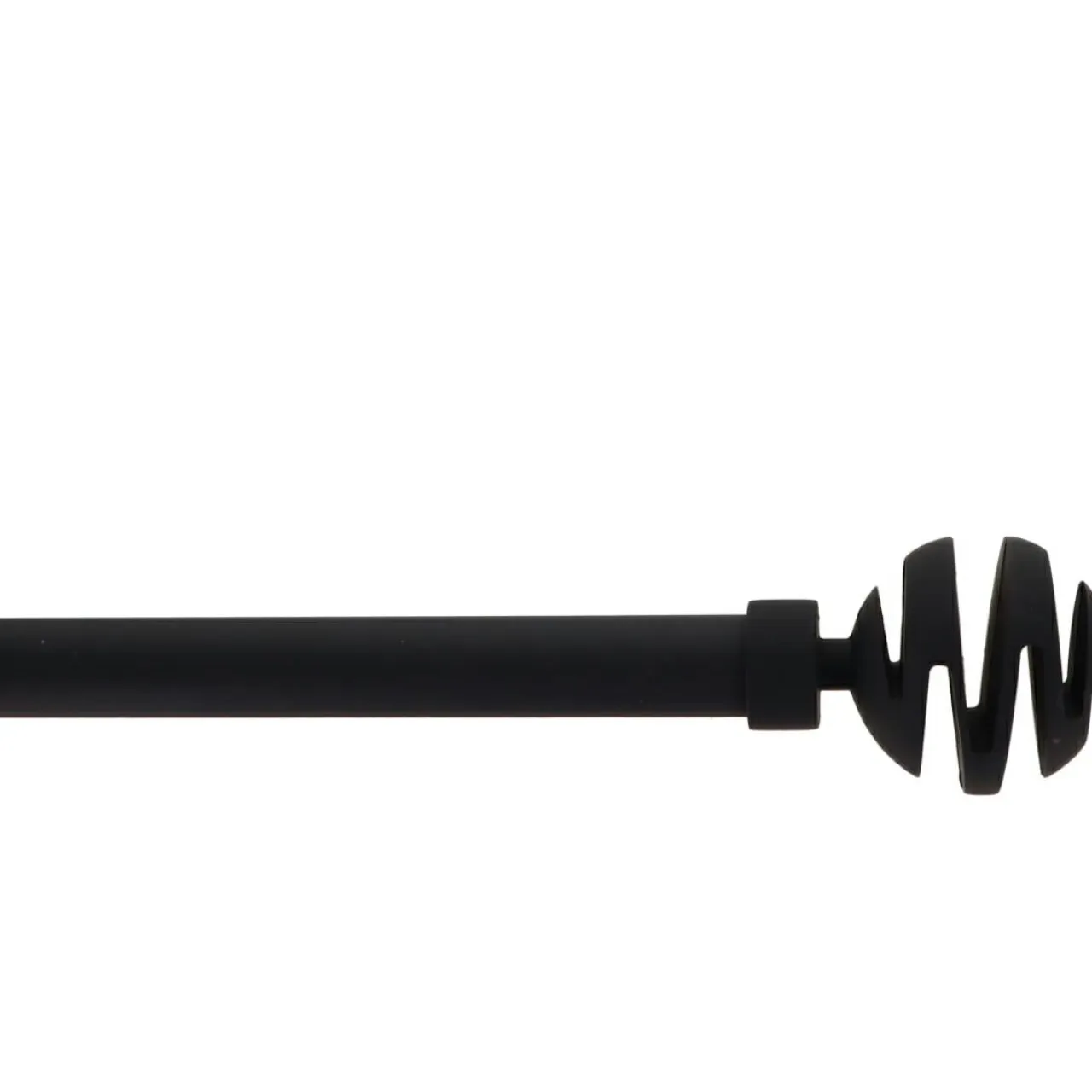 LUANCE Kit de tringle rideau extensible (L120 - L210 cm / D19 mm) Villalouise mat Noir Sale