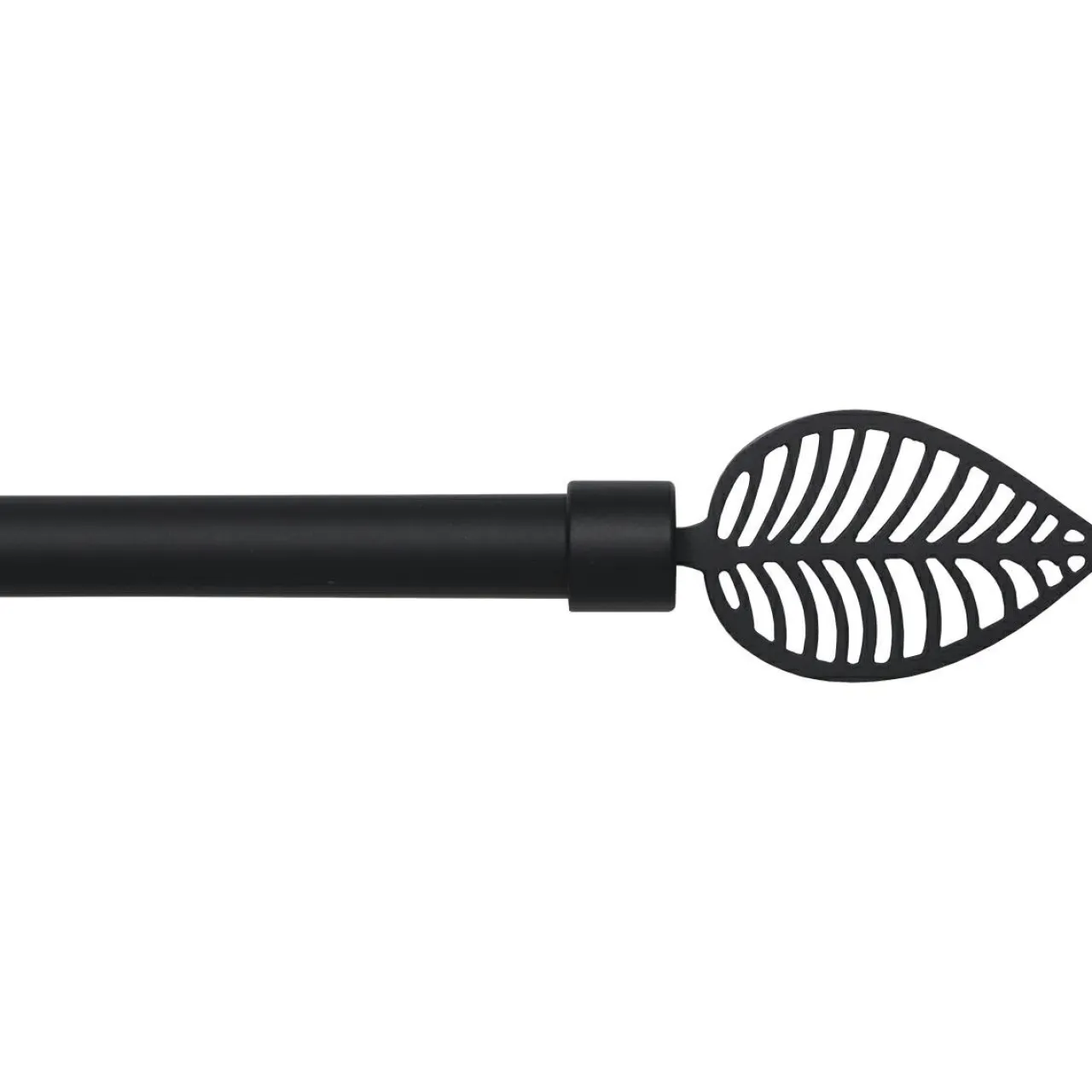 LUANCE Kit de tringle rideau extensible (L210 - L380 cm / D19 mm) Amazonia mat Noir Sale