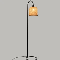 ATMOSPHERA Lampadaire en bambou (H159 cm) Ali Beige New