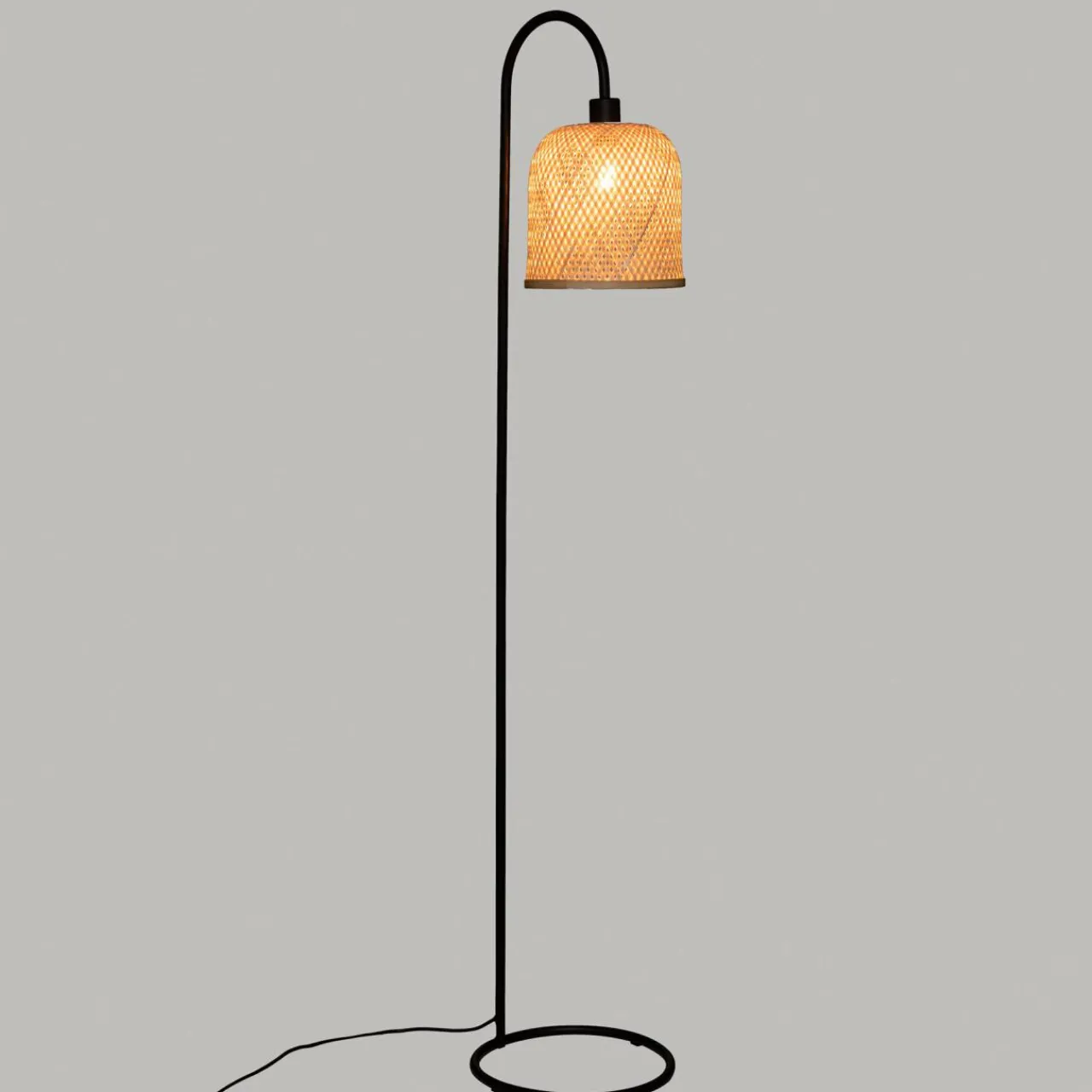 ATMOSPHERA Lampadaire en bambou (H159 cm) Ali Beige New