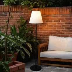 #N/A Lampadaire extérieur sans fil rechargeable USB LED (H150 cm) Brooklyn Noir Best
