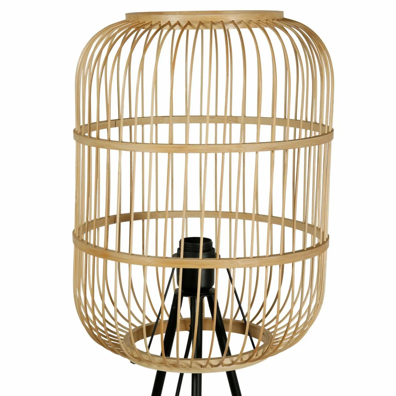 OSTARIA Lampadaire sur trépied bambou (H152 cm) Hanoi beige Naturel Outlet