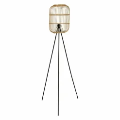 OSTARIA Lampadaire sur trépied bambou (H152 cm) Hanoi beige Naturel Outlet