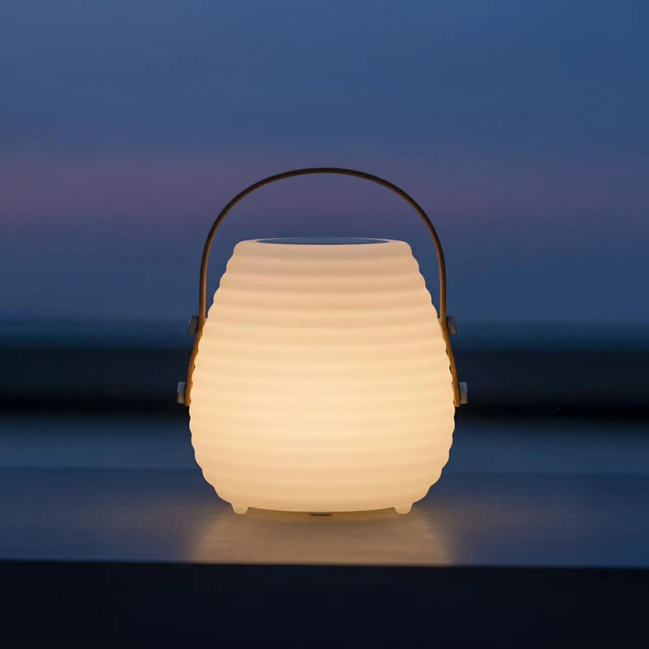 KAEMINGK Lampe de jardin mobile sans fil à piles 6 LED (H17 cm) Mokulua Blanc Sale