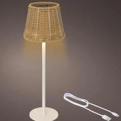 KAEMINGK Lampe de table extérieure solaire LED (H38 cm) Marylebone Naturel Discount