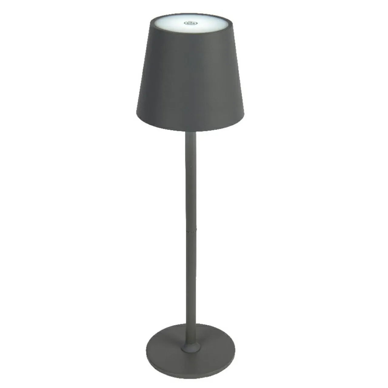 #N/A Lampe de table sans fil rechargeable USB 48 LED (H37 cm) Brooklyn Gris Outlet