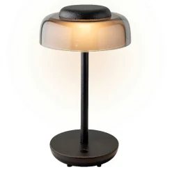 #N/A Lampe de table sans fil rechargeable USB 18 LED (H28 cm) Tribeca Noir New