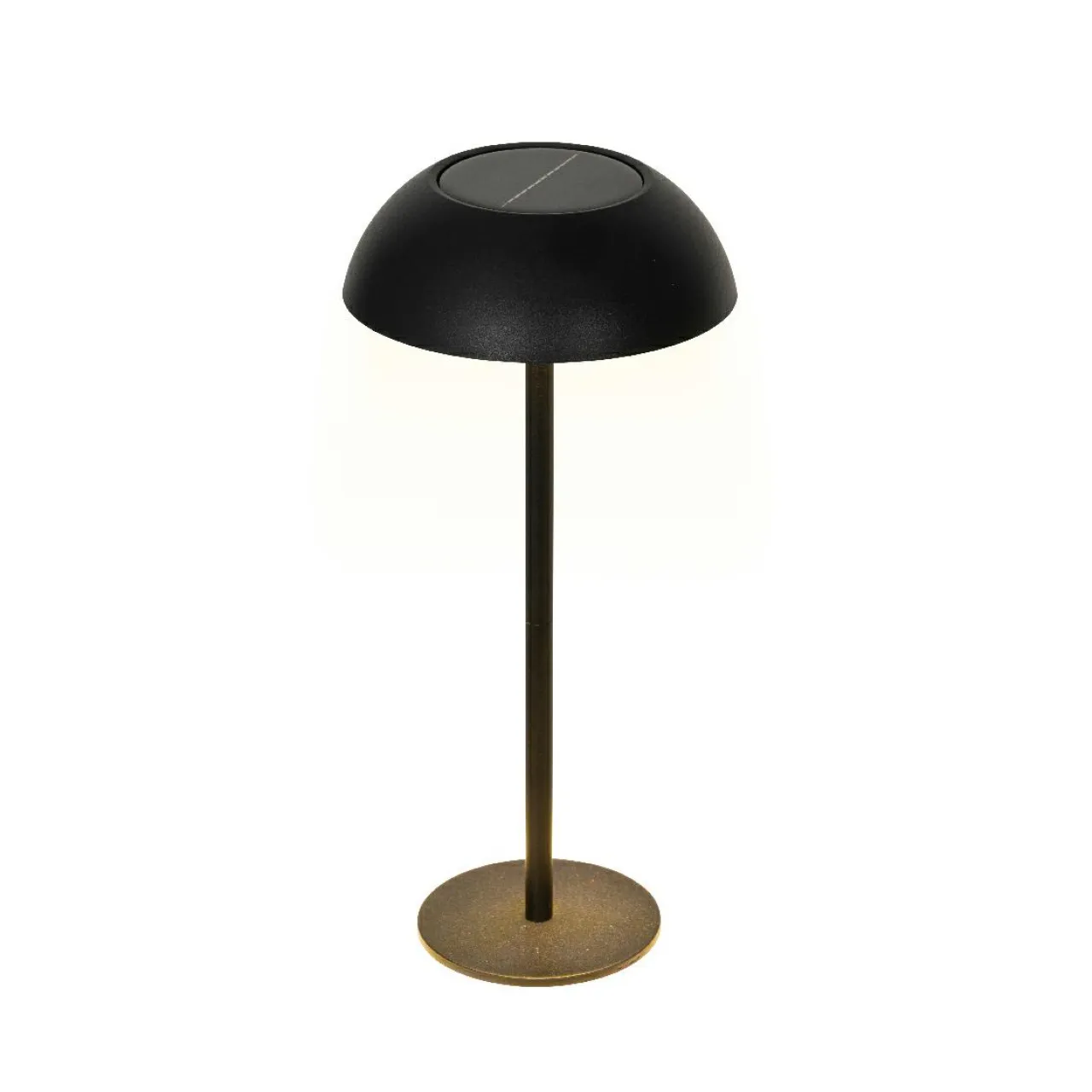 KAEMINGK Lampe de table solaire LED (H33 cm) Malibu Noir