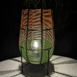 #N/A Lampe de table solaire LED (H31 cm) Vernazza Multicolore