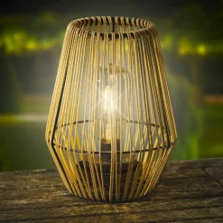 #N/A Lampe de table solaire LED (H23 cm) Calabre Dé Or