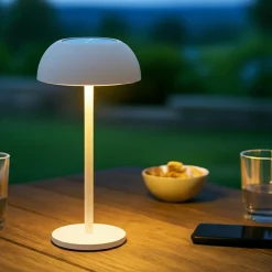 KAEMINGK Lampe de table solaire 100 lumens (H33 cm) Malibu Blanc Best