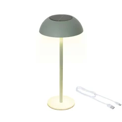 KAEMINGK Lampe de table solaire 100 lumens (H33 cm) Malibu Vert menthe Best