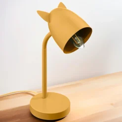 ATMOSPHERA Lampe enfant à poser (H31 cm) Oreilles Jaune ocre Discount