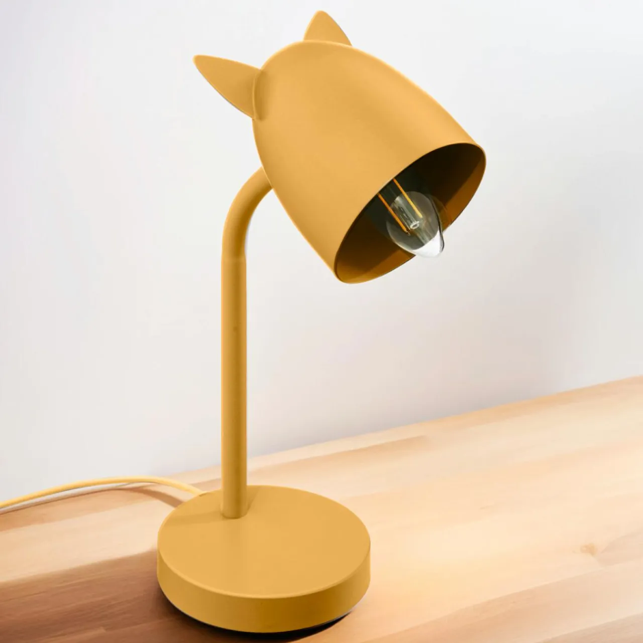 ATMOSPHERA Lampe enfant à poser (H31 cm) Oreilles Jaune ocre Discount