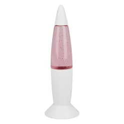 OSTARIA Lampe lave enfant à paillettes (H19 cm) Rose Hot