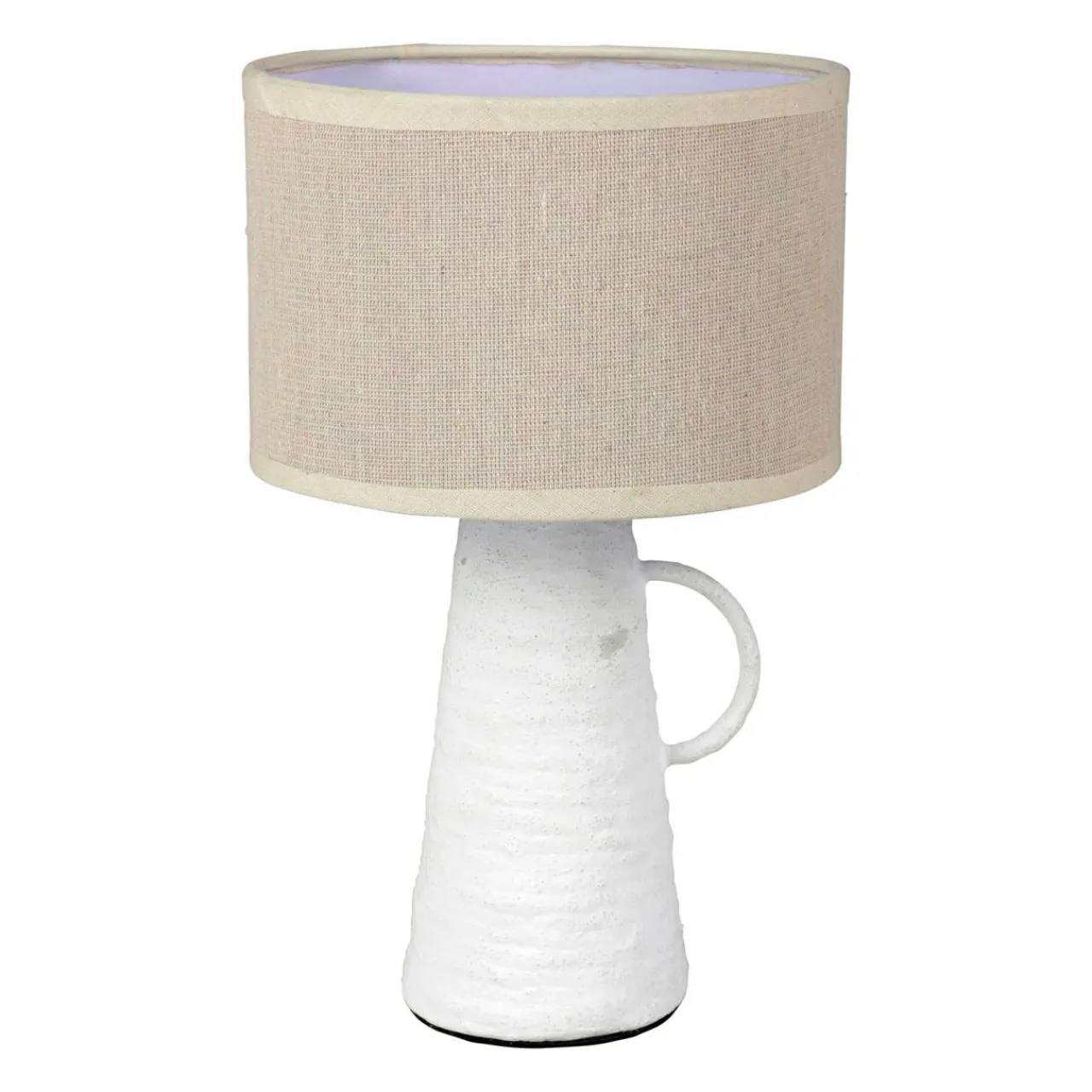 OSTARIA Lampe à poser amphore (H28,5 cm) Abisko he Blanc Outlet