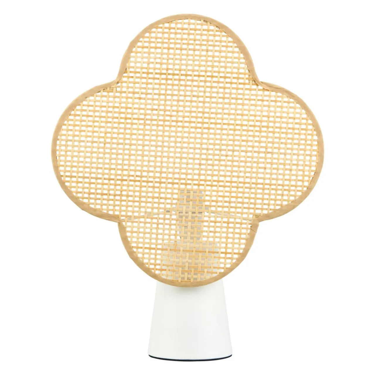 OSTARIA Lampe à poser bambou (H36 cm) Faustine Beige Discount