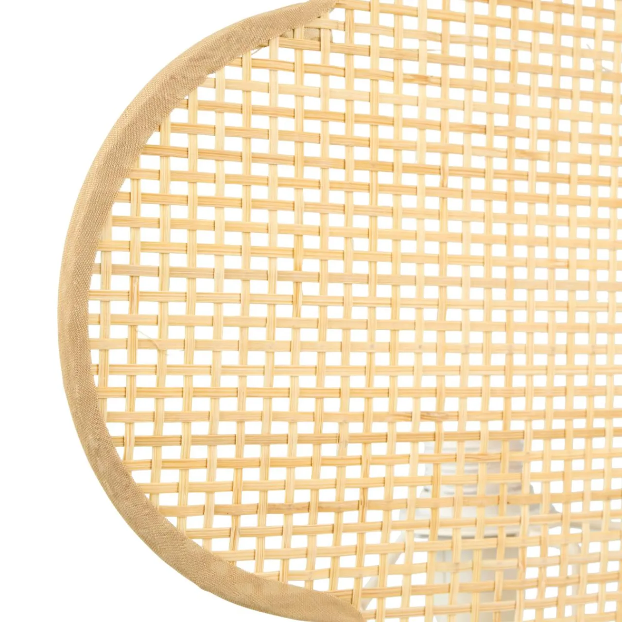 OSTARIA Lampe à poser bambou (H36 cm) Faustine Beige Discount