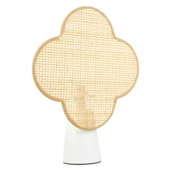 OSTARIA Lampe à poser bambou (H36 cm) Faustine Beige Discount