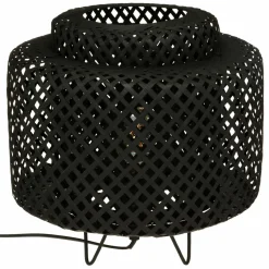 ATMOSPHERA Lampe à poser bambou (H27 cm) Liby Noir Sale