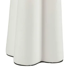 OSTARIA Lampe à poser céramique et coton (H45 cm) Cezanne he Blanc Discount
