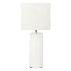OSTARIA Lampe à poser céramique (H44 cm) Isaure Beige Clearance