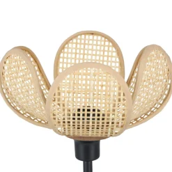 OSTARIA Lampe à poser en Bambou (H24 cm) Margaux e Noir Clearance
