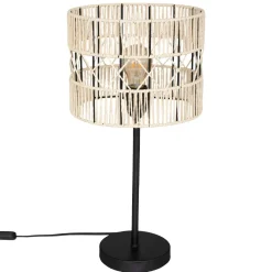 ATMOSPHERA Lampe à poser en corde (H47 cm) Cosy Beige New