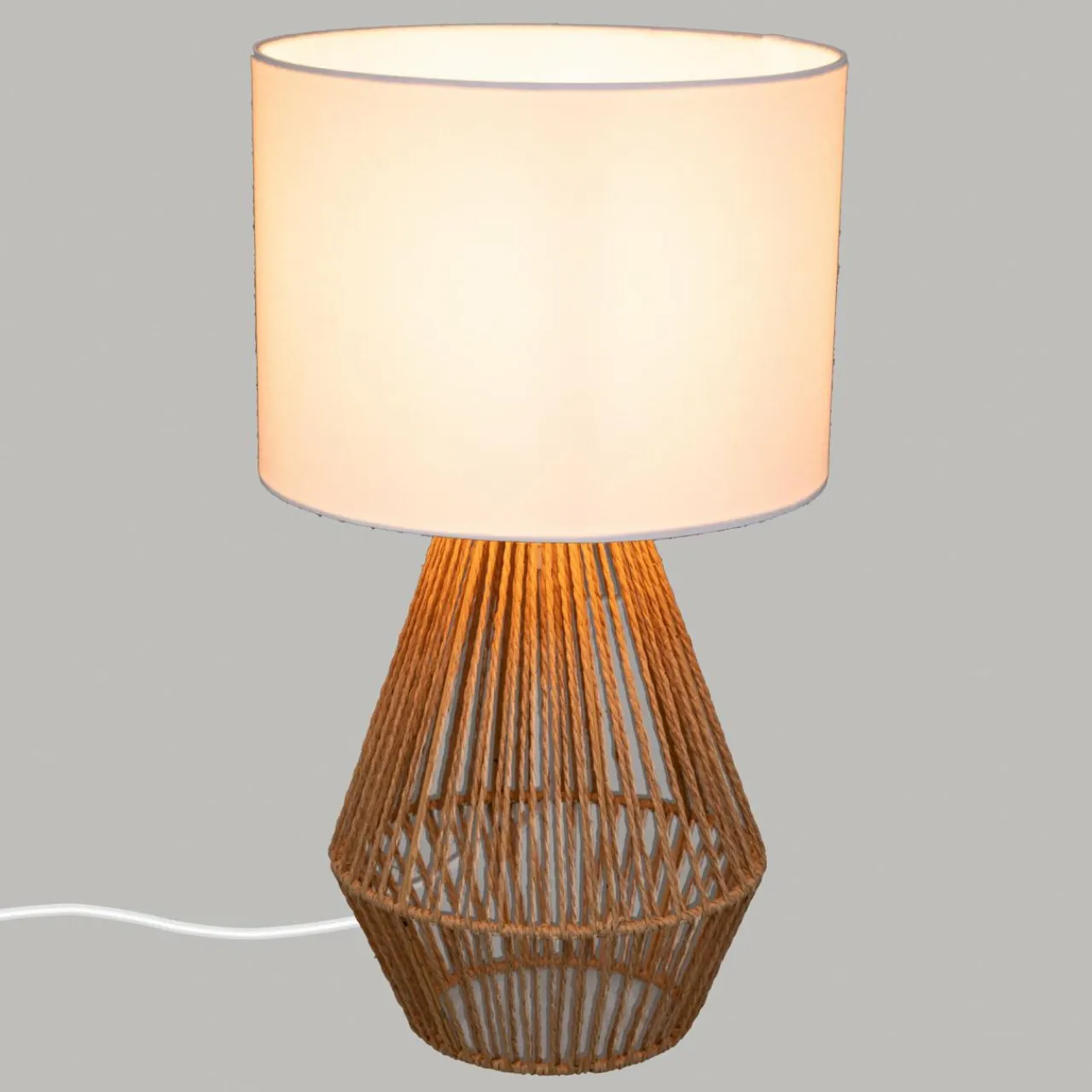 ATMOSPHERA Lampe à poser en cordes (H40 cm) Lila le Naturel Outlet