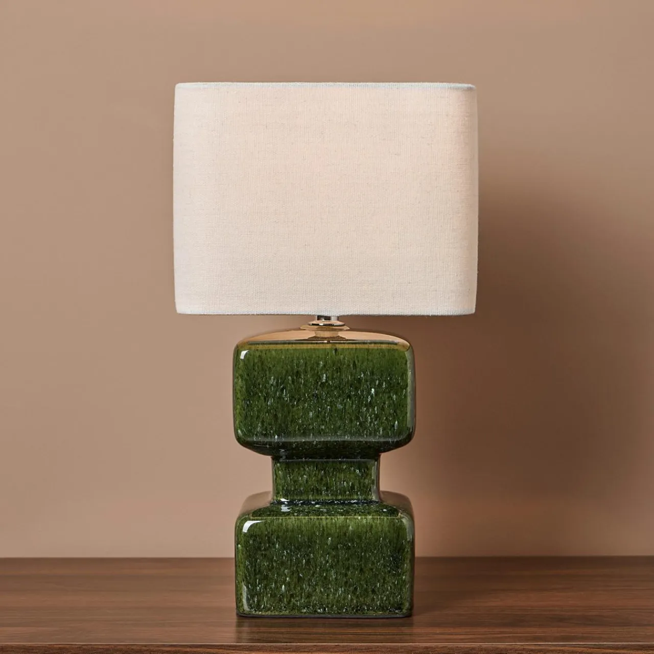 OSTARIA Lampe à poser en céramique (H34 cm) Céladon e Vert Online