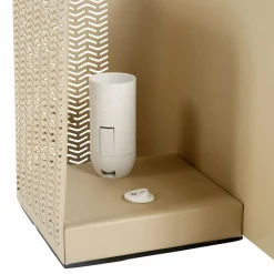 OSTARIA Lampe à poser en métal (L25 x H16 cm) Aladin Noisette Outlet