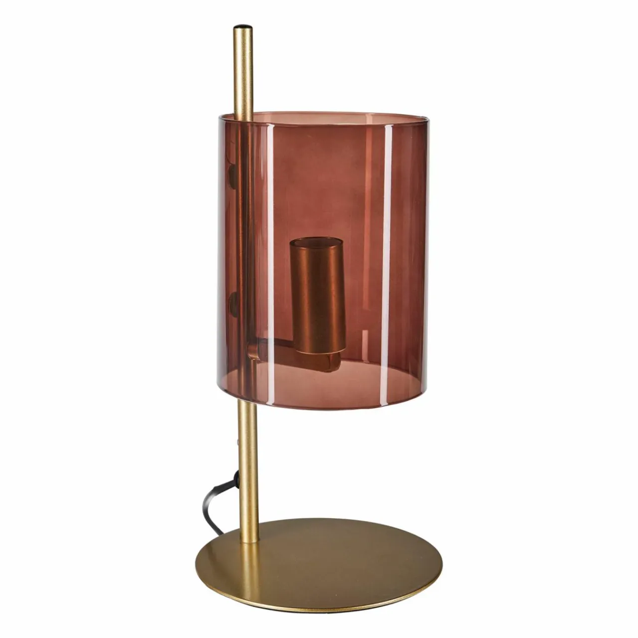 OSTARIA Lampe à poser en verre (H31 cm) Victoria Brun Marron