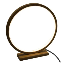 ATMOSPHERA Lampe à poser LED (H32 cm) Ronde Bois Hot