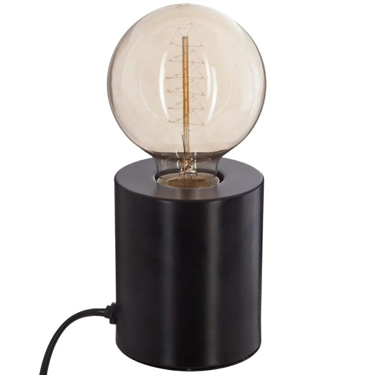 ATMOSPHERA Lampe à poser méral (H10,5 cm) Tube Noir Best